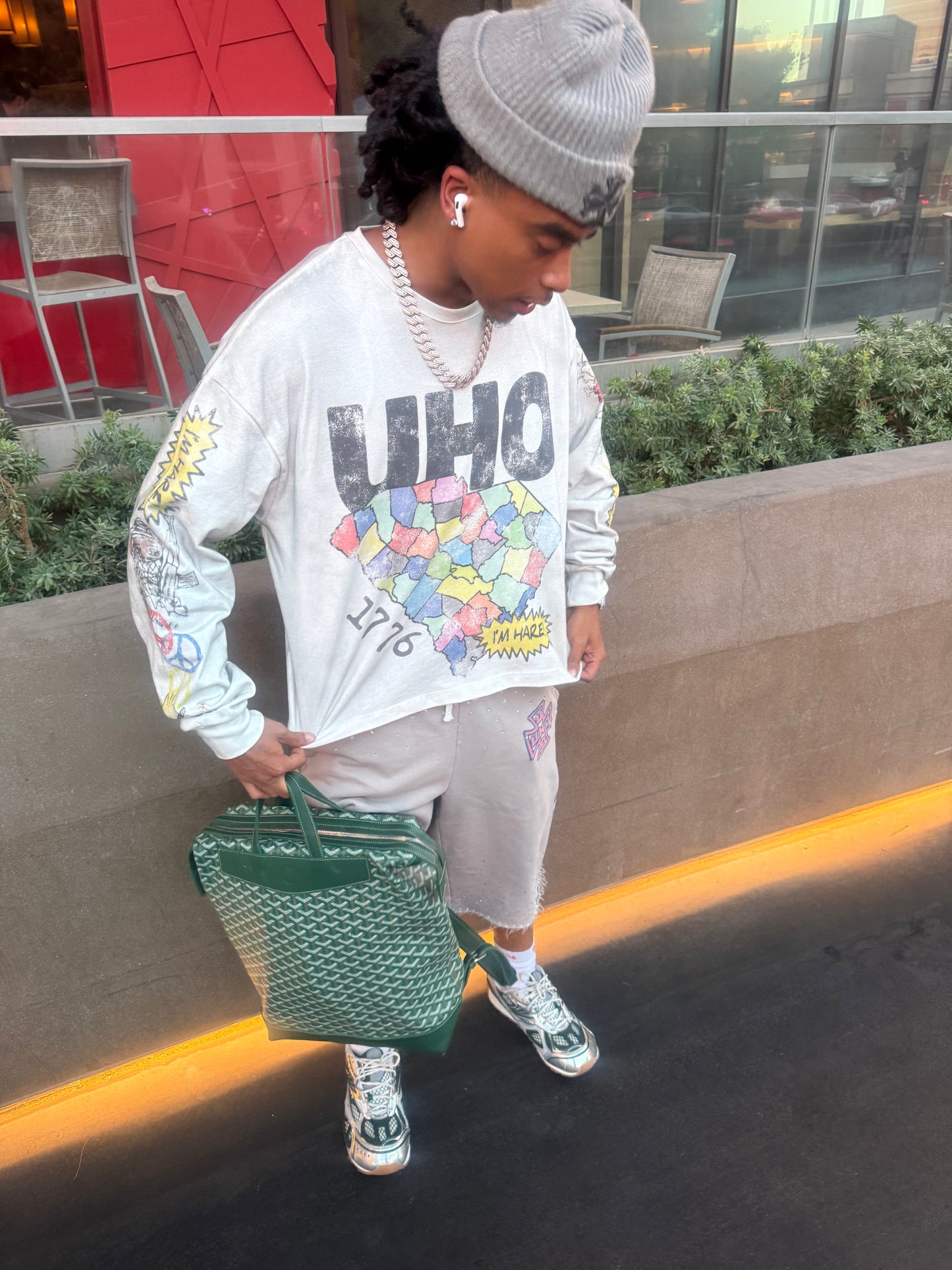 PINK RHINESTONE SWEATS
