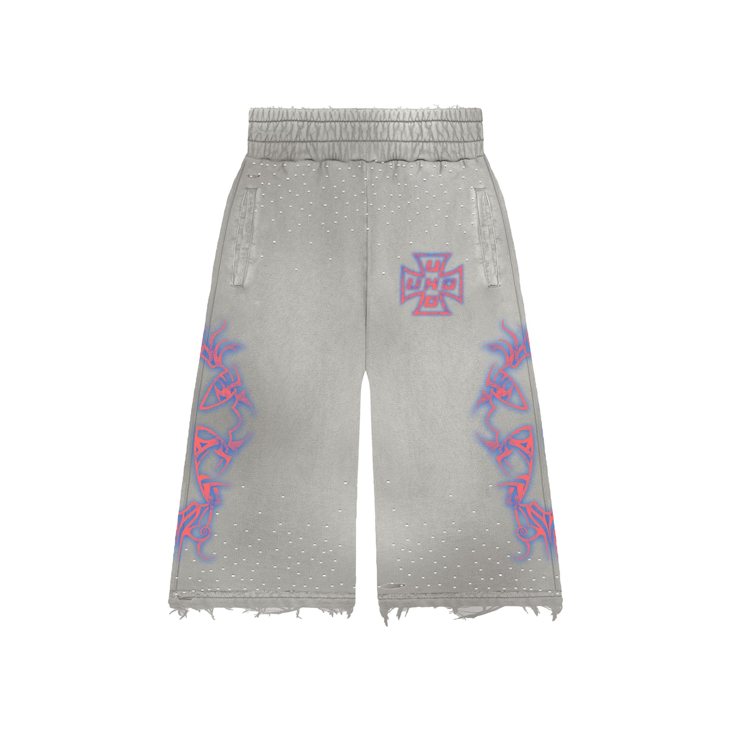 PINK RHINESTONE SWEATS